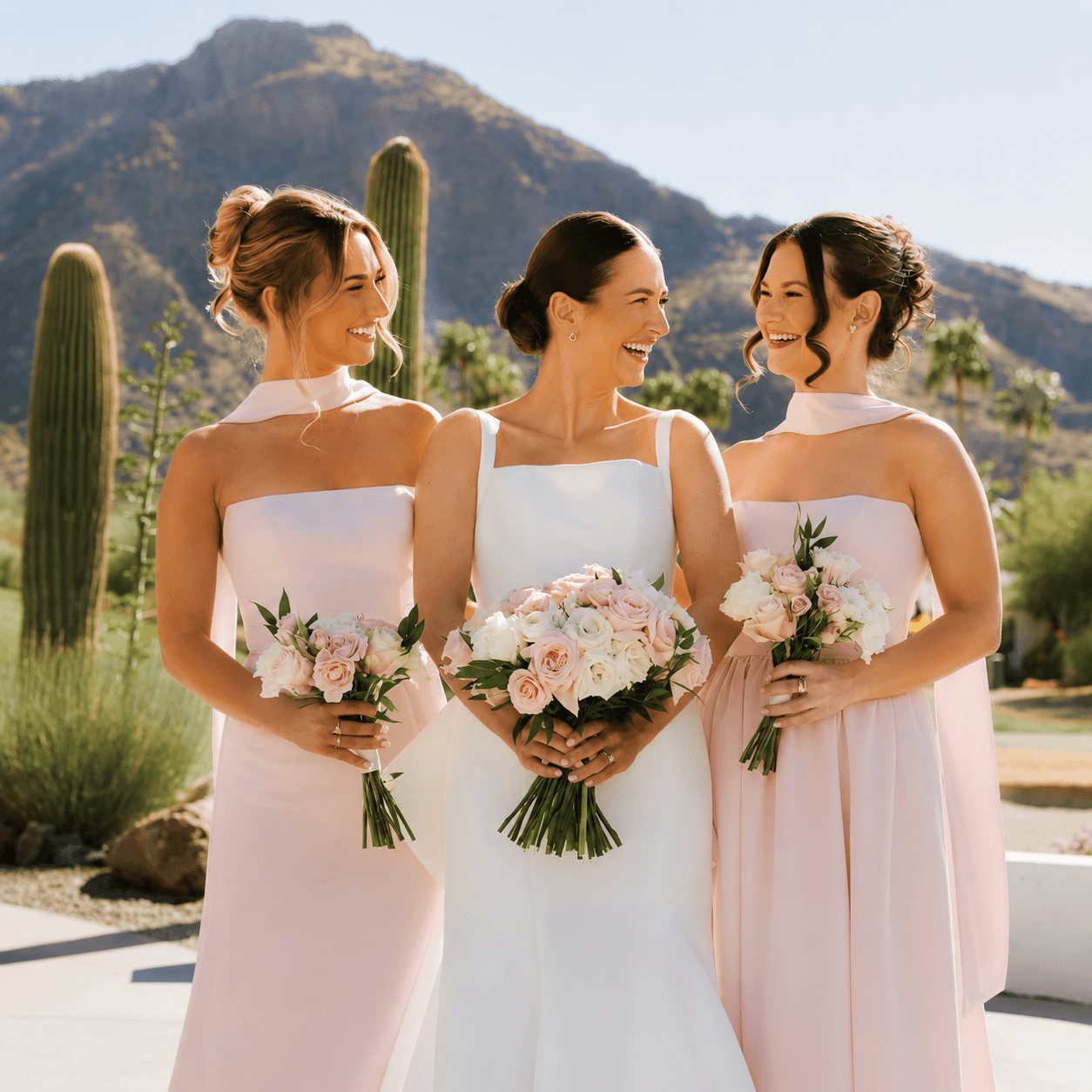 Wedding guest sharing photos